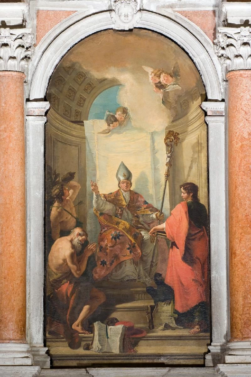 Santi Liberale e Girolamo con Sebastiano e Giovanni